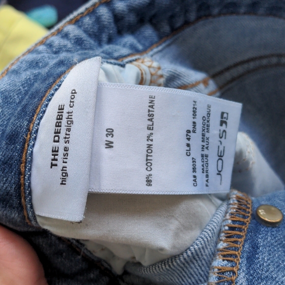 Joe's Jeans High Rise Straight Crop - Picture 7 of 11